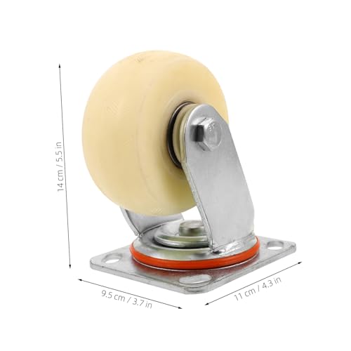 Roulettes pivotantes de haute résistance en nylon pour structures rigides