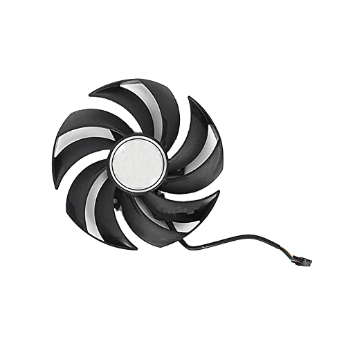 Rakstore PLD10010B12HH 95mm �O���t�B�b�N�J�[�h ��p�t�@�� �K�p MSI �Ƃ̌݊��� RTX 3060 3060 Ti RX 6700 XT 6600 XT Gaming�p �É��N�[���[�t�@�� (B)