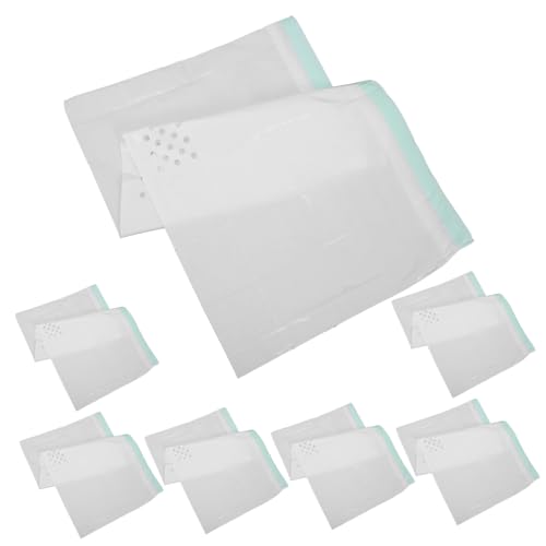 LIOOBO 7個入り猫砂フィルターバッグ 自動閉じるデザイン 猫のおしっこ用清掃バッグ ホワイト 猫砂清掃用品