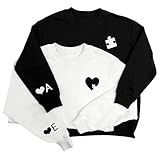 Personnalisation par broderie : nous proposons des services de personnalisation très flexibles. Vous pouvez choisir librement de faire broder les initiales des deux partenaires, des dates commémoratives ou des symboles spéciaux pour créer un sweat à capuche unique