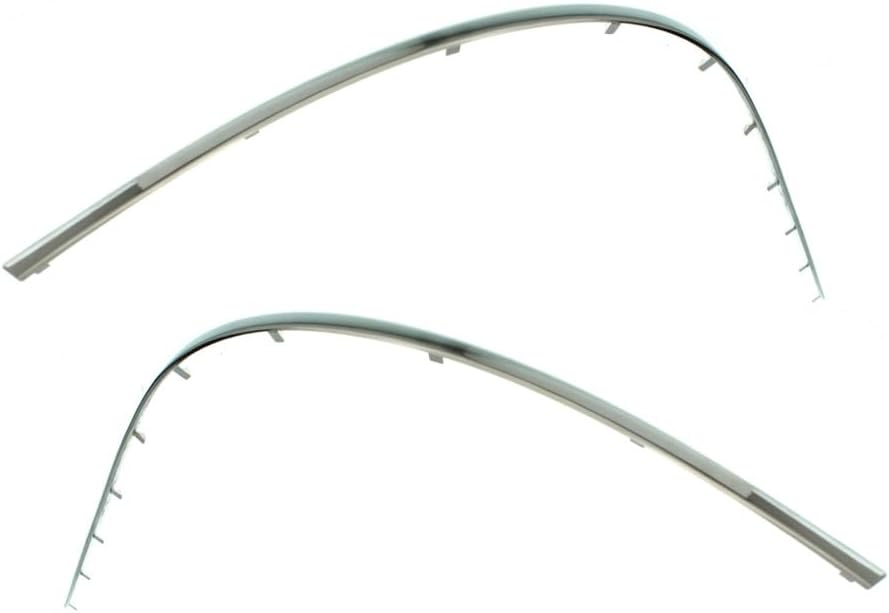 For Mercedes-Benz E350 2010 2011 2012 2013 Bumper Cover Molding Passenger Side | Rear | Chrome | Made of ABS Plastic | Coupe And Convertible | Replacement For MB1159114 | 191275130063, 2078852221