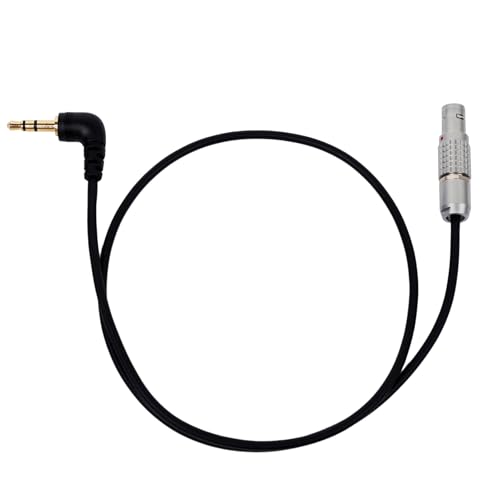 Cable TRS de 3.5 mm en ángulo recto a conector de 5 pines para cámaras de cine ZCAM 2