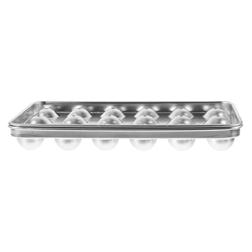 Molde de acero inoxidable para bolas de hielo 4.1 pulg. miniatura 1