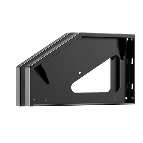 DLEESUYS 黒い踏台側板 ステップ 室内 屋外 工業 家庭用 3mm鉄板製 玄関 バルコニー 庭 倉庫 耐久性 TB-001CB (2段)