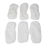 Ersatz-Pads für Oreck für Dampfreiniger für Modelle für Steam100 für Steam100LRH, Mikrofaser-Bodentücher geeignet für Dunstabzugshauben & Duschen (6er-Pack)