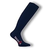 Travelsox Flight Travel Socks OTC Patented Graduated Compression, TS1000, Navy, Medium Unisex Sizing