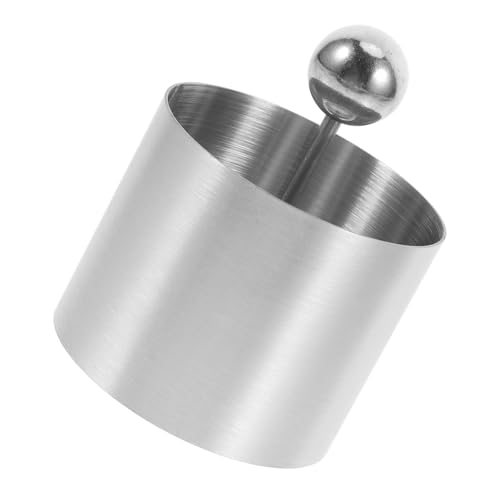 NOLITOY Molde Redondo de Acero Inoxidable para Mousse y Tartas para Platos Fríos Occidentales y Decoración de Postres Herramienta Versátil para Cocina y Presentación Gastronómica