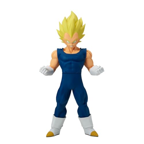Banpresto Figura de Acción Vegeta Super Saiyan Dragon Ball Z Grandista 26cm - BP28923P Multicolor. Estatua Coleccionable, Ideal para los Grandes fanáticos del Anime.