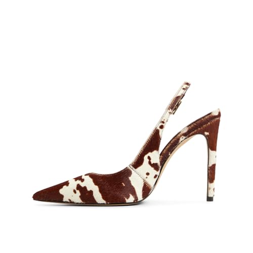 Women's Slingback Heels Closed Pointed Toe Stiletto High Heels Buckle Slip on Dressy Sexy Pump Shoes for Wedding Party Casual4