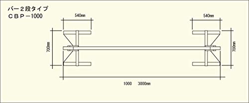 Amazon.co.jp: バレエレッスンバー クリスタルバー プロユース2段固定