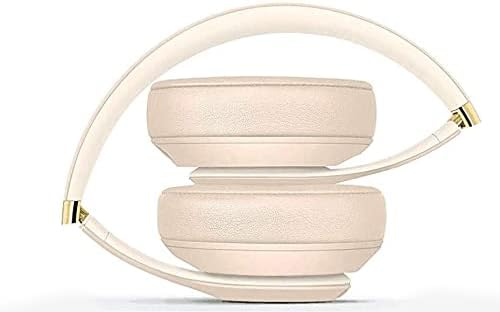 SoloWIT® Professional Earpads Replacement Ear Pads Cushions for Beats Studio 2 & 3 Wireless & Wired with Soft Protein Leather, Noise Isolation Memory Foam, Stronger Adhesive - Sand