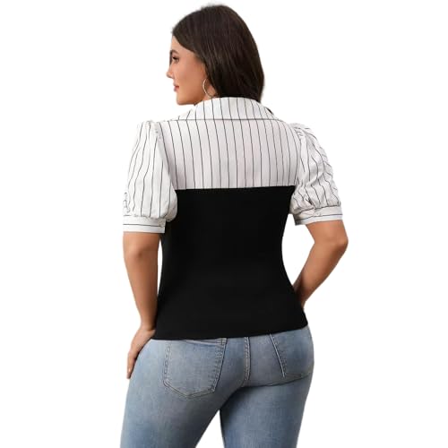Tops à rayures patchwork femmes ZBDZSW vêtements été minces