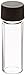 JG Finneran 84020-1545 Borosilicate Glass Dram Sample Vial with Solid Top Cap and PTFE/F217 Septa, Clear, 1 Dram Capacity, 15mm Diameter x 45mm Height (Case of 100),black