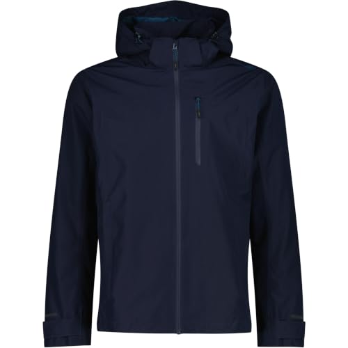 Veste hoodie CMP homme noir et bleu en taille S pour le quotidien