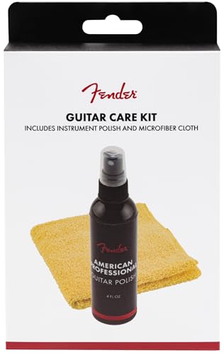 Fender® »POLISH & SHOP CLOTH« 2er-Set mit American Professional Guitar Polish (118ml) und Shop-Cloth Mikrofasertuch