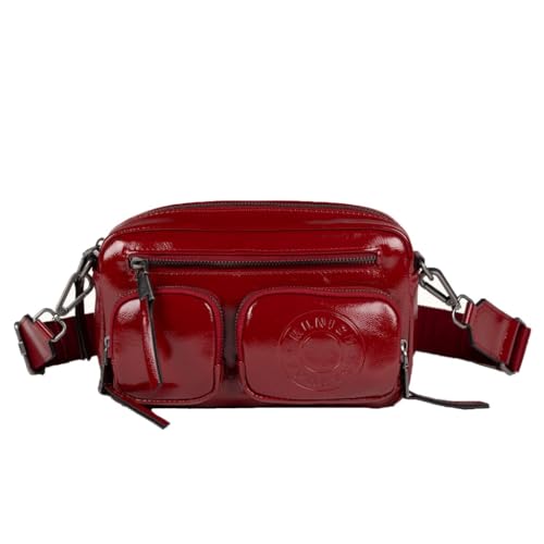 Sac crossbody camera Munich rouge - Petit sac à bandoulière femme pour le quotidien