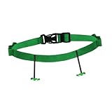 Yiju Triathlon Race Number Belt Running Belts, Adjustable, Lightweight, Accessories, Easy to Install, Triathlon Running Belt, Green