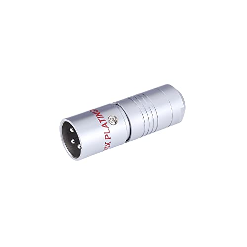 Image of MX 3 Pin XLR Microphone pin Pure Copper Nickel Plated for High Conductivity microphone - XLR 3-pin male (Self-locking), Pack of 5, Male Connector