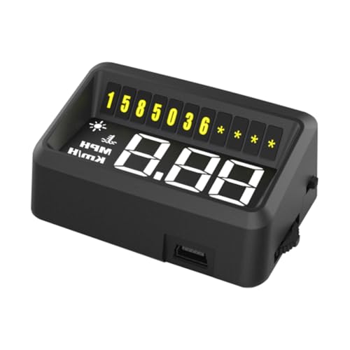 Temperatura del Coche Bajo Control con la Pantalla Frontal HUD y Proyector OBD2 4