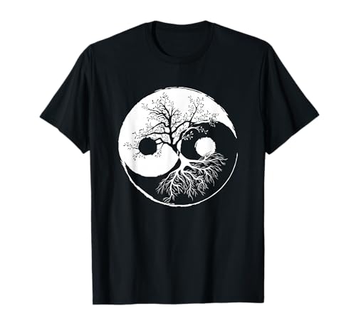 Yin y Yang Árbol Balance Budismo Naturaleza La vida Regalo Camiseta