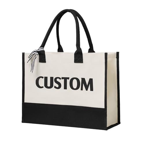 Bolsa Tote de Lona Personalizada para Mujer miniatura 1