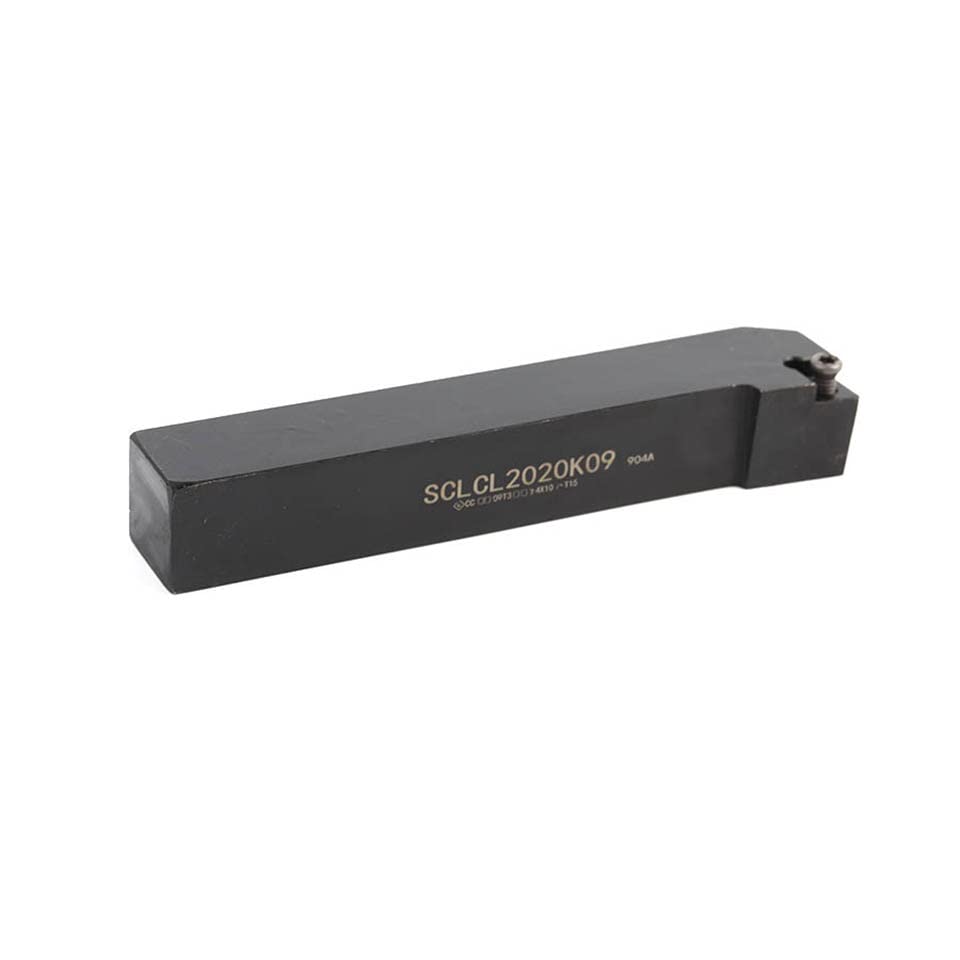 1pc SCLCR SCLCL 20mm SCLCR2020K09 SCLCL2020K09 1616H09 2525M09 CNC Cutting Cabride Inserts External Turning Tool Holder Cutter(SCLCR,0808F06)