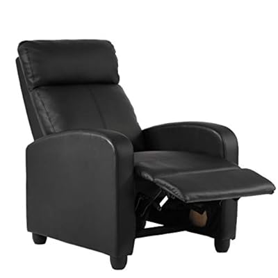 Recliner Chair for Living Room Recliner Sofa Wingback Chair Single Sofa Accent Chair Arm Chair Home Theater Seating Modern Reclining Easy Lounge from BestMassage
