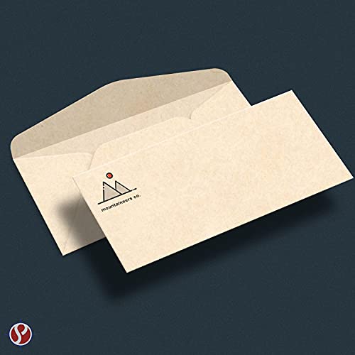 Natural #10 Parchment Business Envelopes – Perfect For Invitations, Greetings, Holiday, Office, Invoices, Letters, Mailings | 4 1/8 X 9 1/2 Inches | 50 Per Pack #TOP1