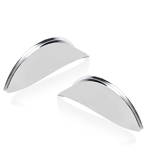 G-Plus Headlight Headlamp Visors Pair 7" Heavy Duty Chrome Shields Trim Caps #TOP26