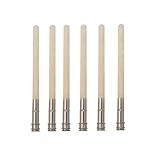 Honbay 6PCS Wooden Pencil Art Pencil Crayon Extenders Lengtheners for School Home Office