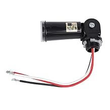 مستشعر التبديل الكهروضوئي 120V Photocell Dusk to Dawn Button Photo Control Eye Switch Flush Mount