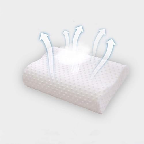 Power Of Nature - Cuscini in memory foam, ergonomici, per un sonno profondo, per letto cervicale, ottimo supporto per il collo, anti-russamento e ortopedico