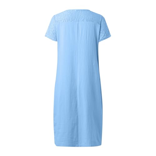Robe décontractée en dentelle premium au tombé fluide impeccable - 3