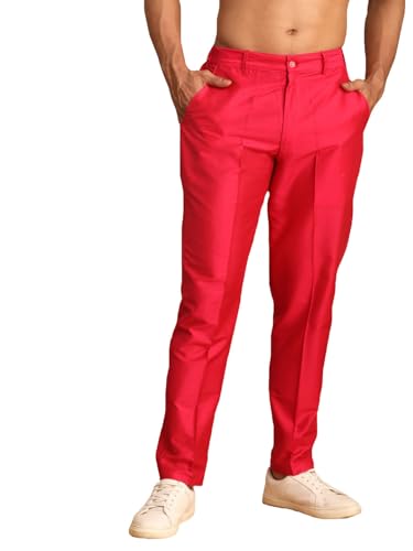 Image of VASTRAMAY VM Mens Silk Blend Kurta Pyjama Set - Classic Ethnic Attire for Timeless Style and Cultural Celebrations | Soft Comfortable Solid Full Sleeves Kurta and Churidar Pyjama Set