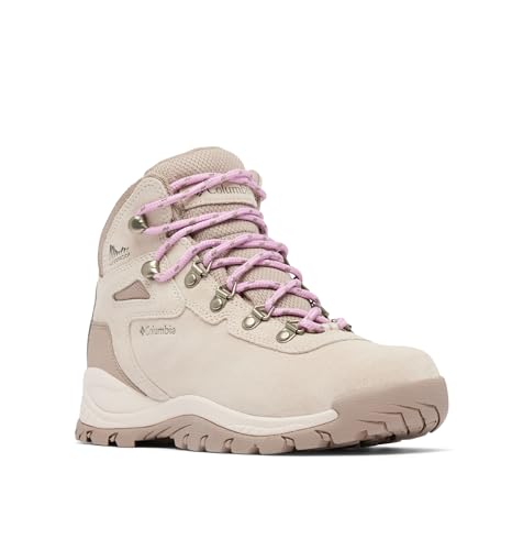 Columbia Womens Newton Ridge Plus Waterproof Amped, Dark Stone/Cosmos, 8
