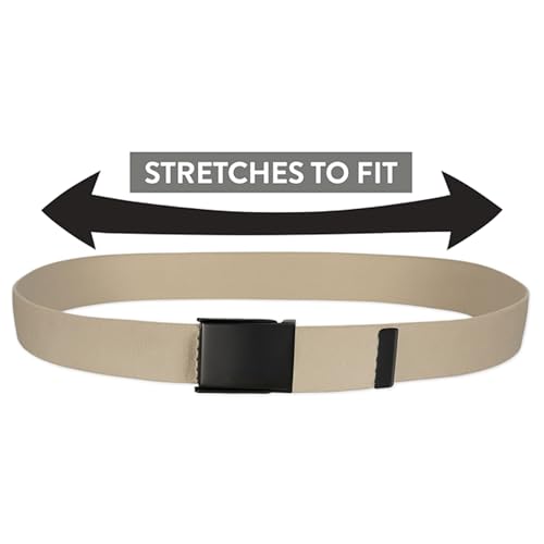 Image of Columbia Men's Military Plaque Buckle Fabric Belt- One Size 42 inch Length - Everyday and Outdoor Wear