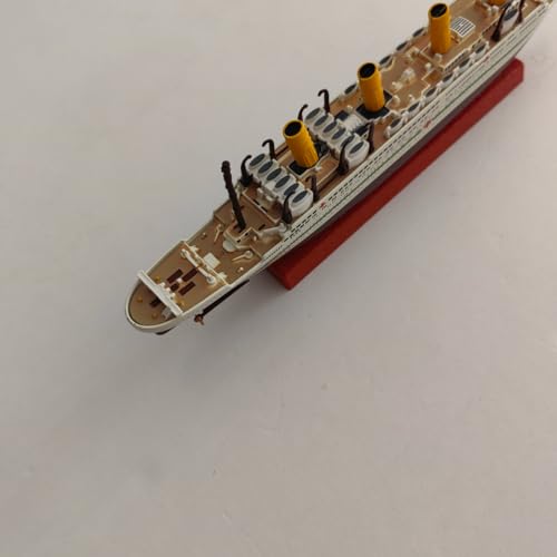 Lllunimon 1/1500 HMHS Britannic Cruise Ship Model Alloy Diecast Simulation Boat Models Collection Decoration - Image 4