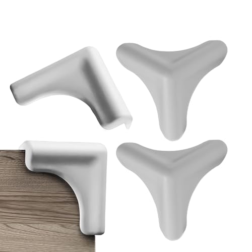 Image of KidDough Baby Proofing Corner Guards, Corner Protector for Sharp Edges, Table Corner Protector for Baby Safety (Soft L Shape)