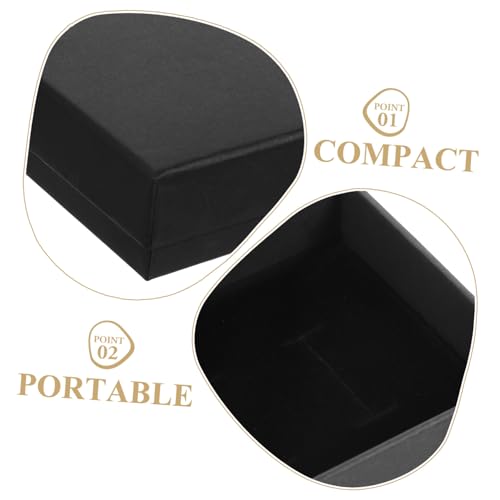 Boîte à bijoux pour bracelet en kraft rigide petit format rangement bagues