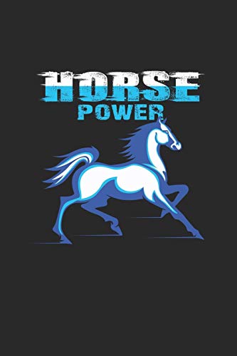 Horse power: 6x9 Horse - dotgrid - dot grid paper - notebook - notes