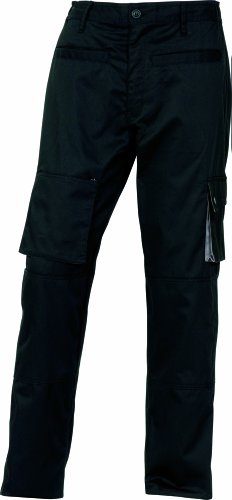 Pantalones de invierno con relleno de trabajo térmico forrado acolchado con borde de contraste
