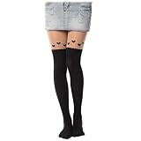 Kawaii Tights Cat Stockings Pantyhose Cartoon Bunny Socks Women Girls Cute Animal Mock Knee Nude Hig