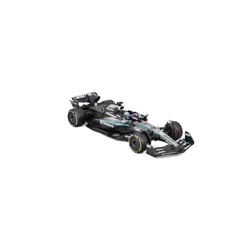Bburago 1:43 Race Formula Mercedes W16 con Casco 2025 Russell miniatura 3