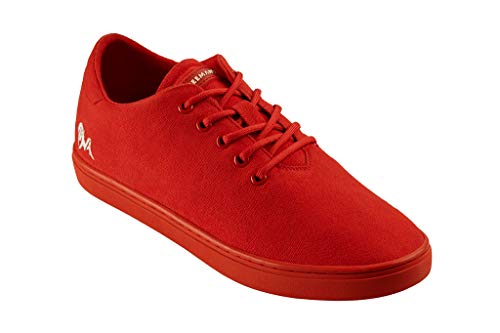 Image of Neeman's Cotton Classic Sneakers for Men | Comfortable & Stylish Lace Up Casual Shoes for Men's | Trendy, Stylish, Breathable, Lightweight Rubber Sole Walking Sneakers