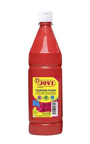 Jovi - Gouache liquide, bouteille de 1L, Couleur Rouge
