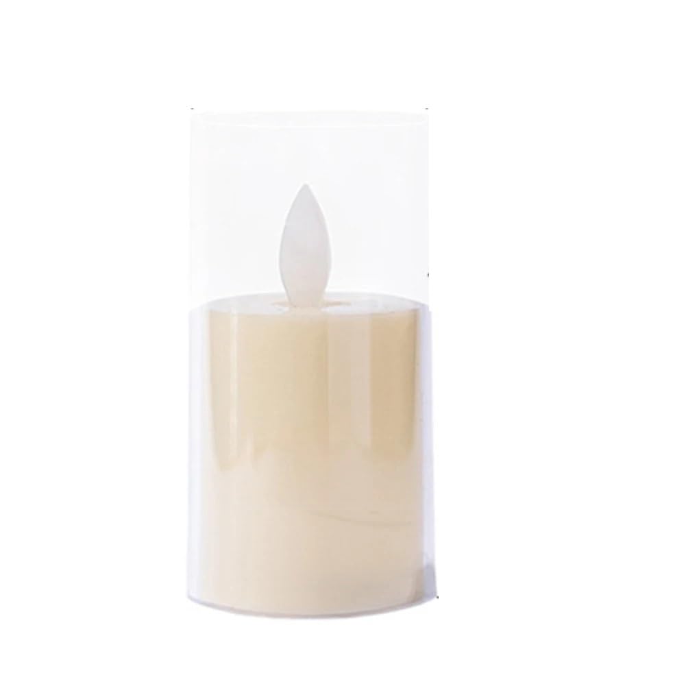 TANGSIYANG Led Candles LED Candle Flameless Flickering Lights Wedding Birthday Decoration Christmas(10PCS,5X10cm)