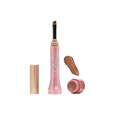 Chella Eyebrow Cream, Tantalizing Taupe - Vegan, Cruelty Free, Paraben Free, Gluten Free Eyebrow Pomade Makeup - Long Wearing, Velvet Consistency, Water Resistant Cover