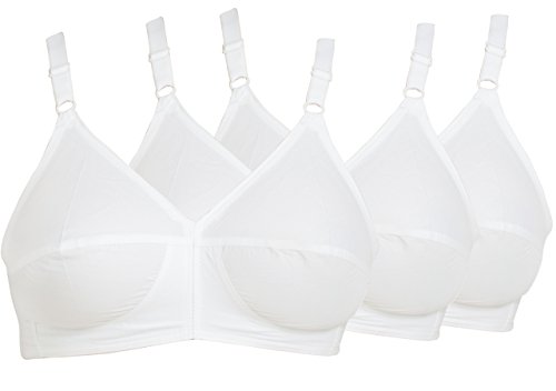 Image of SOUMINIE - U Shaped Back - 100% Cotton Full Figure Bra - Minimizer - Non Padded - Full Coverage Wirefree Seamed Bra