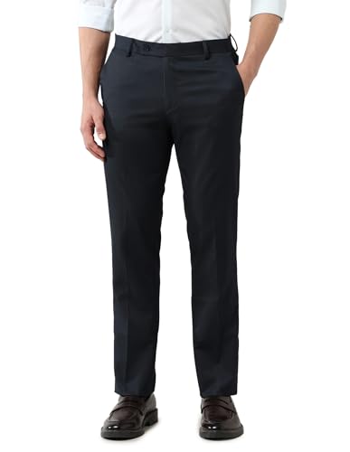 Image of Arrow Men's Tailored Fit Checked Trousers