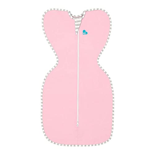 Image of Love To Dream Swaddle UP, Pink, Newborn, 5-8.5 lbs., Dramatically better sleep, Allow baby to sleep in their preferred arms up position for self-soothing, snug fit calms startle reflex